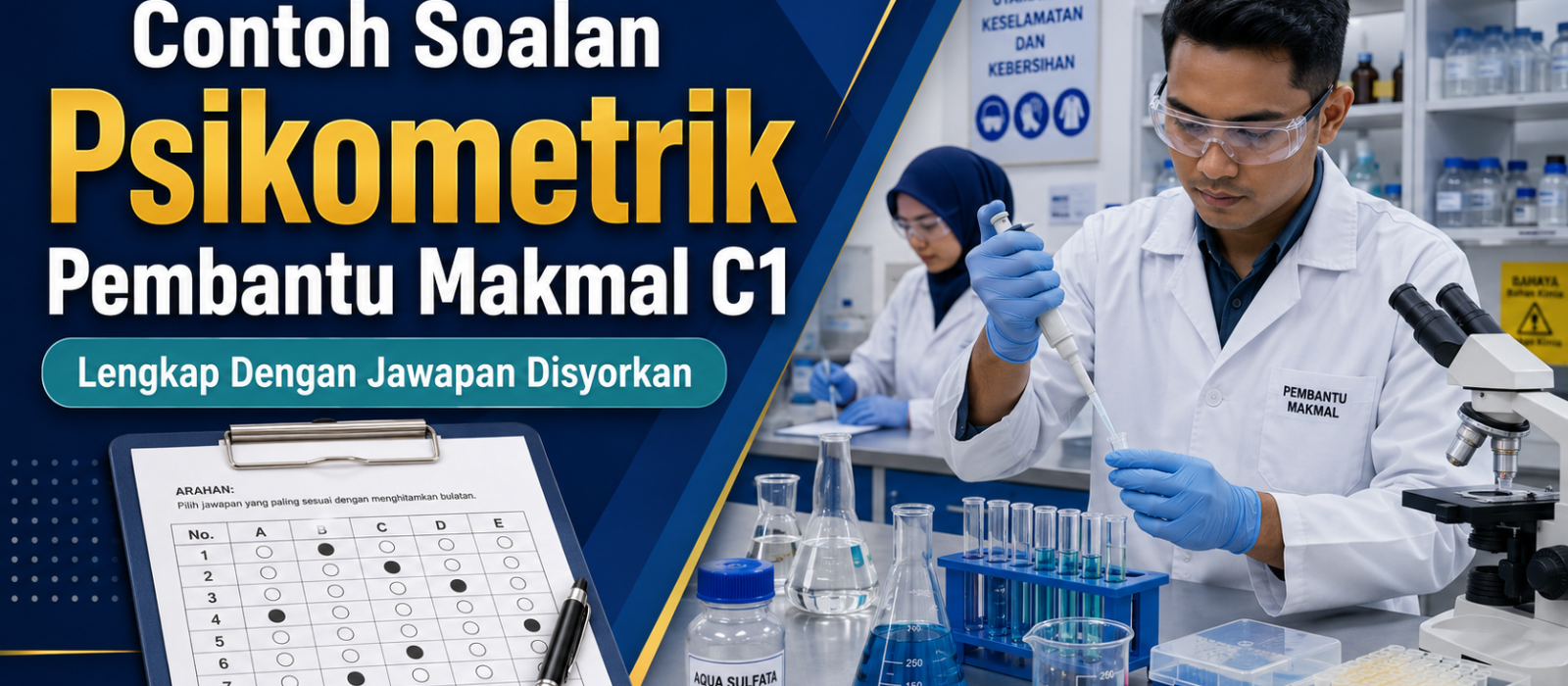 Contoh Soalan Psikometrik Pembantu Makmal C1 Lengkap Dengan Jawapan Disyorkan
