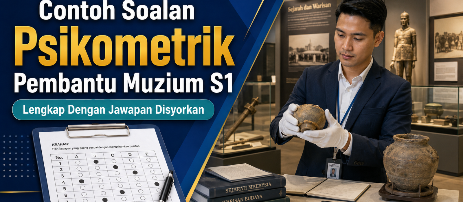 Contoh Soalan Psikometrik Pembantu Muzium S1 Lengkap Dengan Jawapan Disyorkan