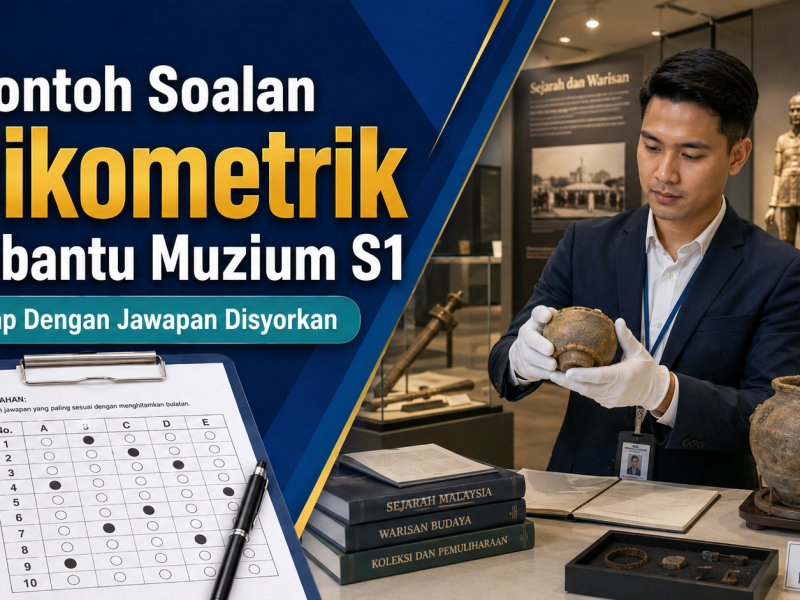 Contoh Soalan Psikometrik Pembantu Muzium S1 Lengkap Dengan Jawapan Disyorkan