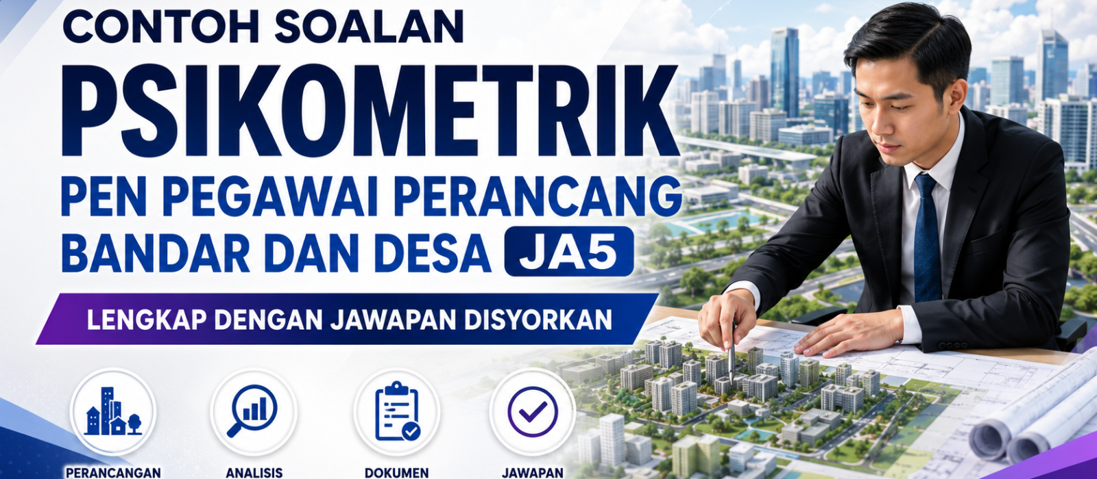 Contoh Soalan Psikometrik Pen Pegawai Perancang Bandar Dan Desa JA5 Lengkap Dengan Jawapan Disyorkan