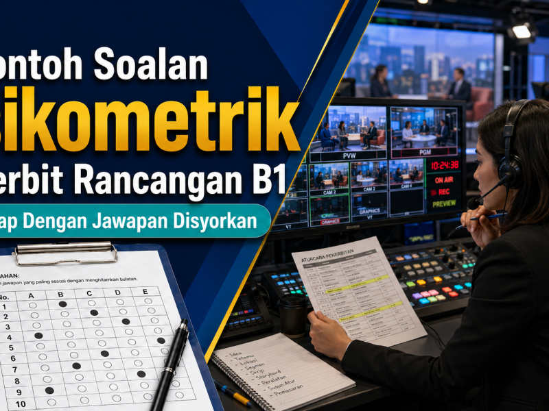 Contoh Soalan Psikometrik Penerbit Rancangan B1 Lengkap Dengan Jawapan Disyorkan