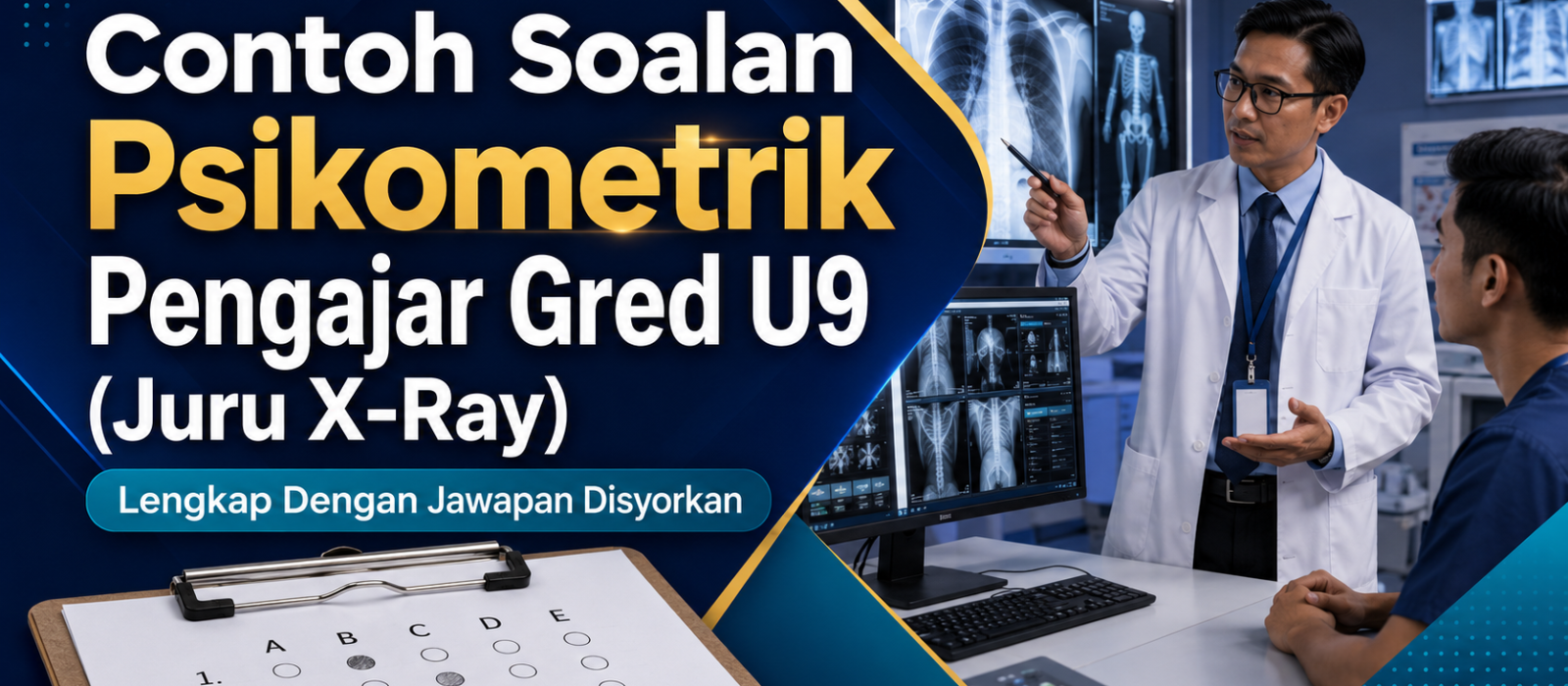 Contoh Soalan Psikometrik Pengajar Gred U9 (Juru X-Ray) Lengkap Dengan Jawapan Disyorkan