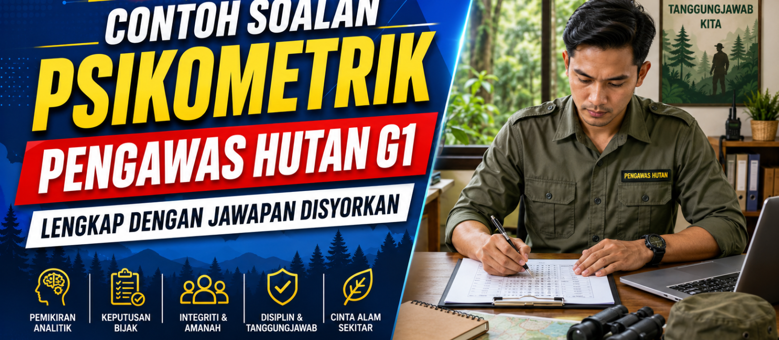 Contoh Soalan Psikometrik Pengawas Hutan G1 Lengkap Dengan Jawapan Disyorkan
