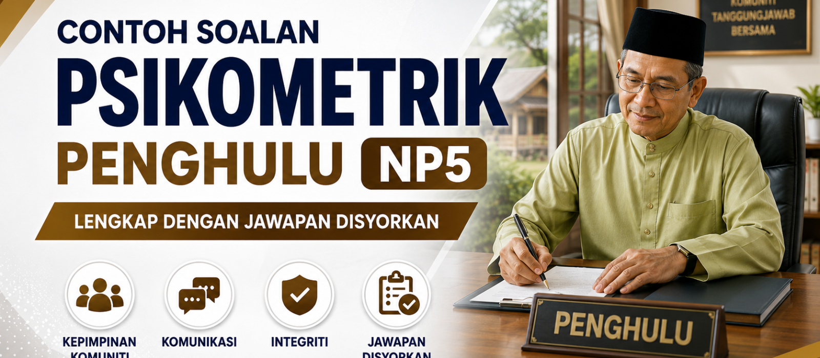 Contoh Soalan Psikometrik Penghulu NP5 Lengkap Dengan Jawapan Disyorkan