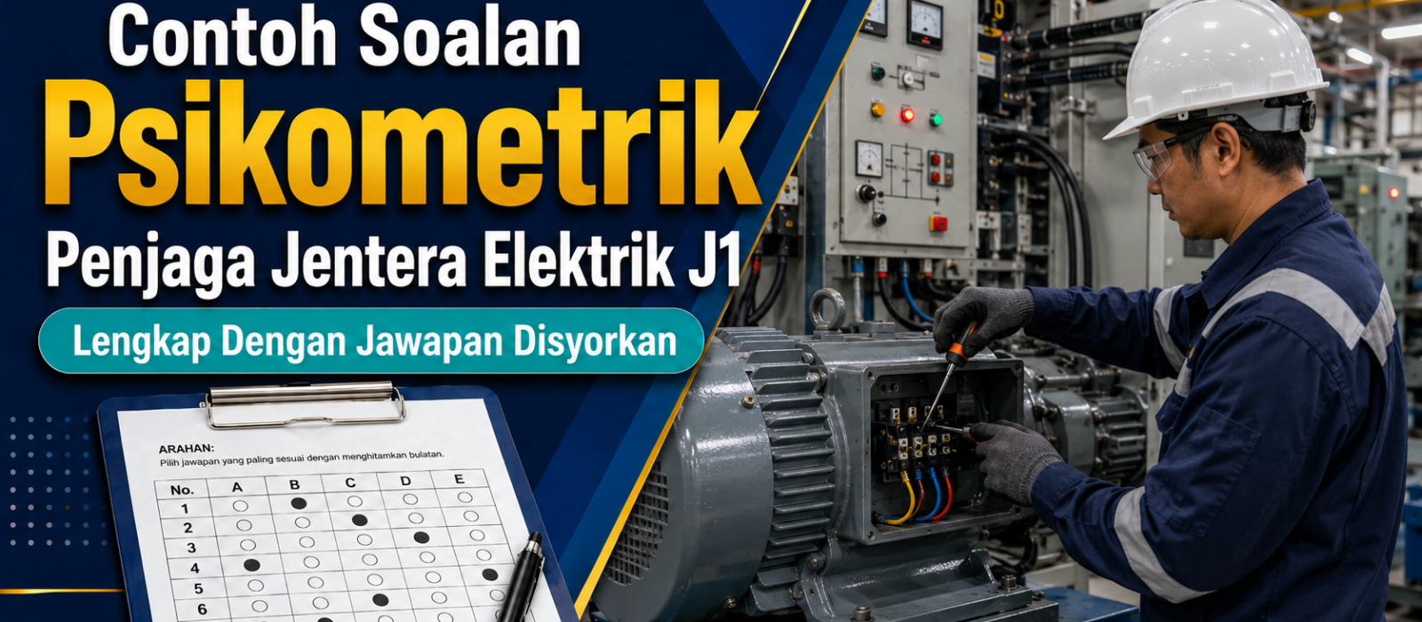 Contoh Soalan Psikometrik Penjaga Jentera Elektrik J1 Lengkap Dengan Jawapan Disyorkan