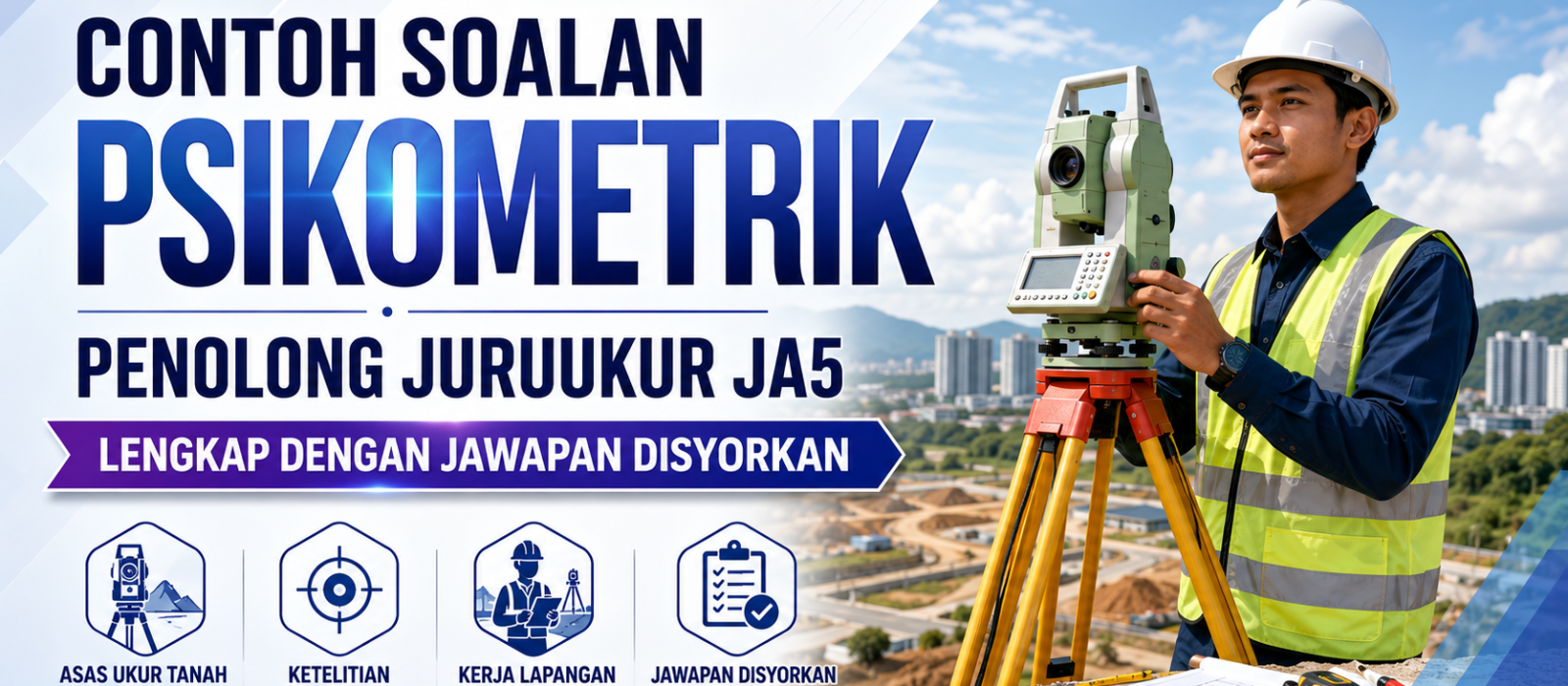 Contoh Soalan Psikometrik Penolong Juruukur JA5 Lengkap Dengan Jawapan Disyorkan