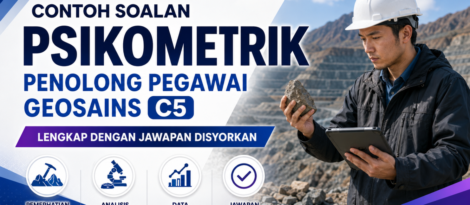 Contoh Soalan Psikometrik Penolong Pegawai Geosains C5 Lengkap Dengan Jawapan Disyorkan