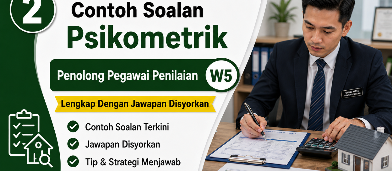 Contoh Soalan Psikometrik Penolong Pegawai Penilaian W5 Lengkap Dengan Jawapan Disyorkan