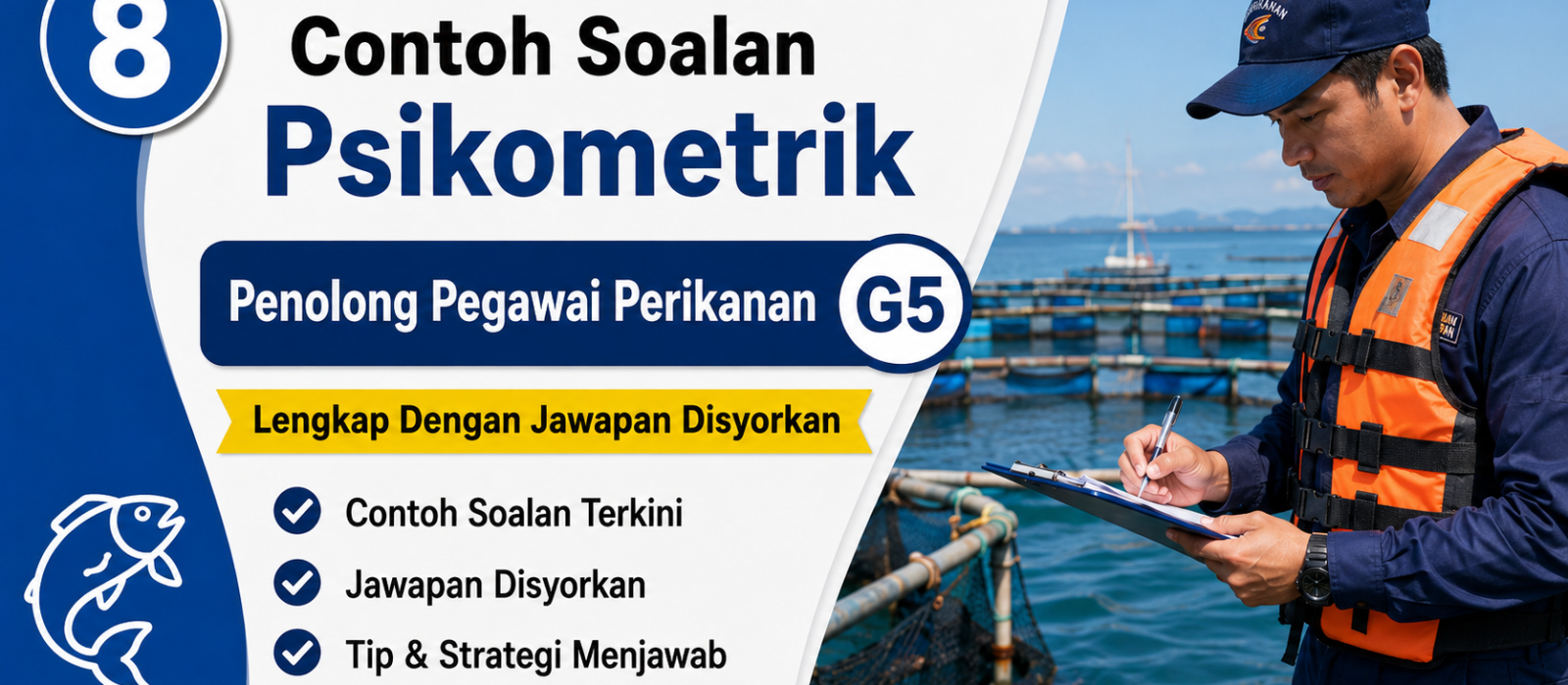 Contoh Soalan Psikometrik Penolong Pegawai Perikanan G5 Lengkap Dengan Jawapan Disyorkan