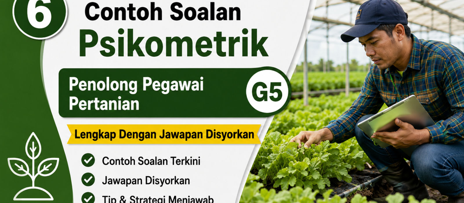 Contoh Soalan Psikometrik Penolong Pegawai Pertanian G5 Lengkap Dengan Jawapan Disyorkan