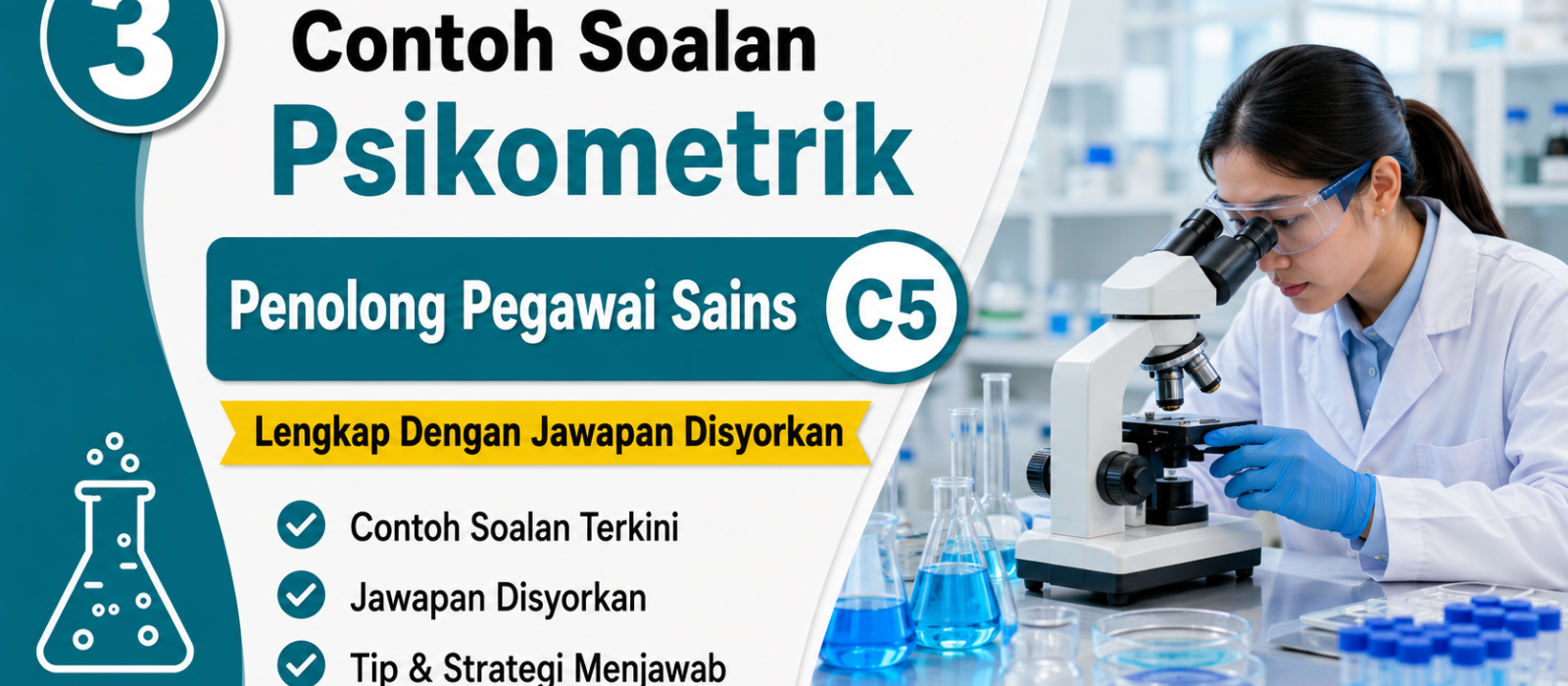 Contoh Soalan Psikometrik Penolong Pegawai Sains C5 Lengkap Dengan Jawapan Disyorkan