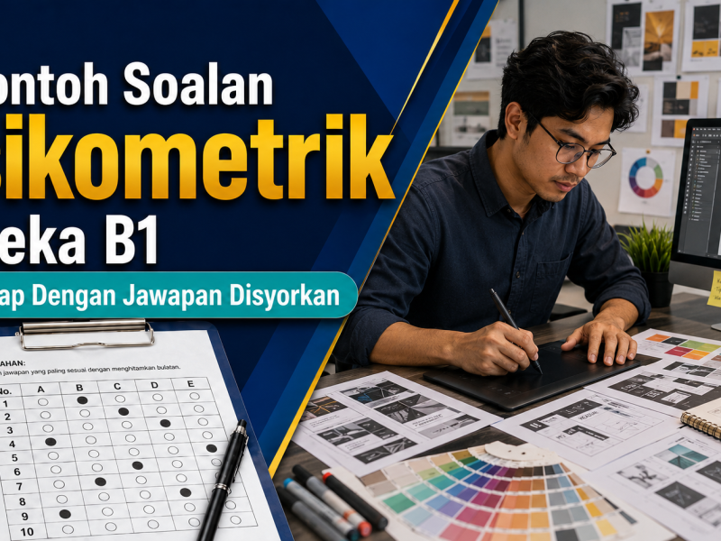 Contoh Soalan Psikometrik Pereka B1 Lengkap Dengan Jawapan Disyorkan